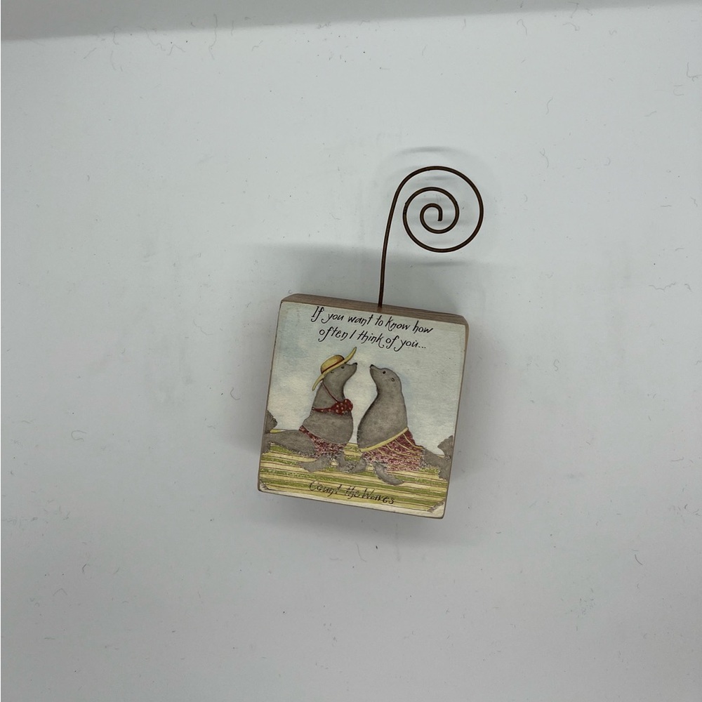 Brand New Primitives By Kathy Photo Block Sign